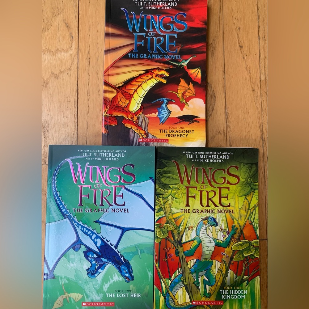 WINGS OF FIRE THE GRAPHIC NOVEL. INCLUDING BOOK 1,2,3 OF THE NOVEL